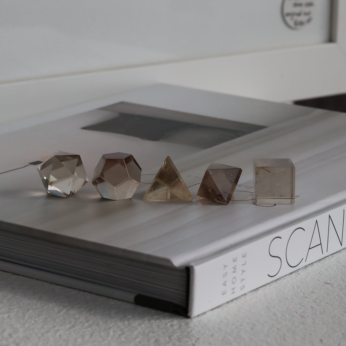Sacred Geometry Set - May Smokey Quartz