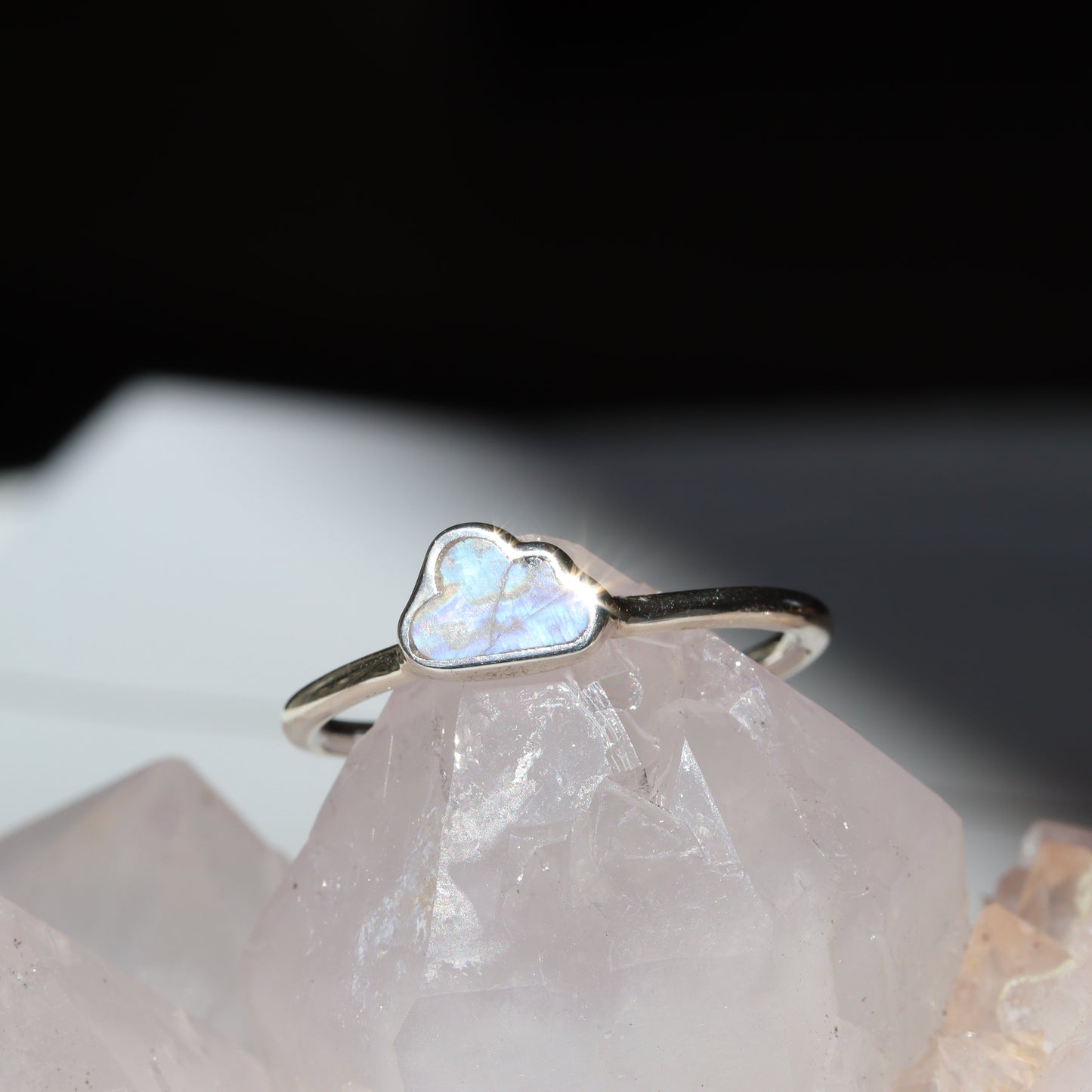 Moonstone Cloud Ring