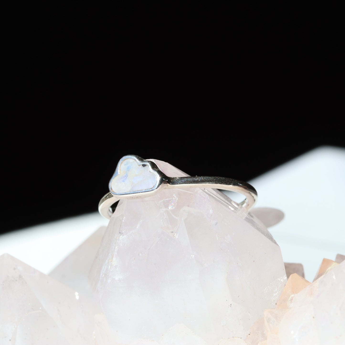 Moonstone Cloud Ring