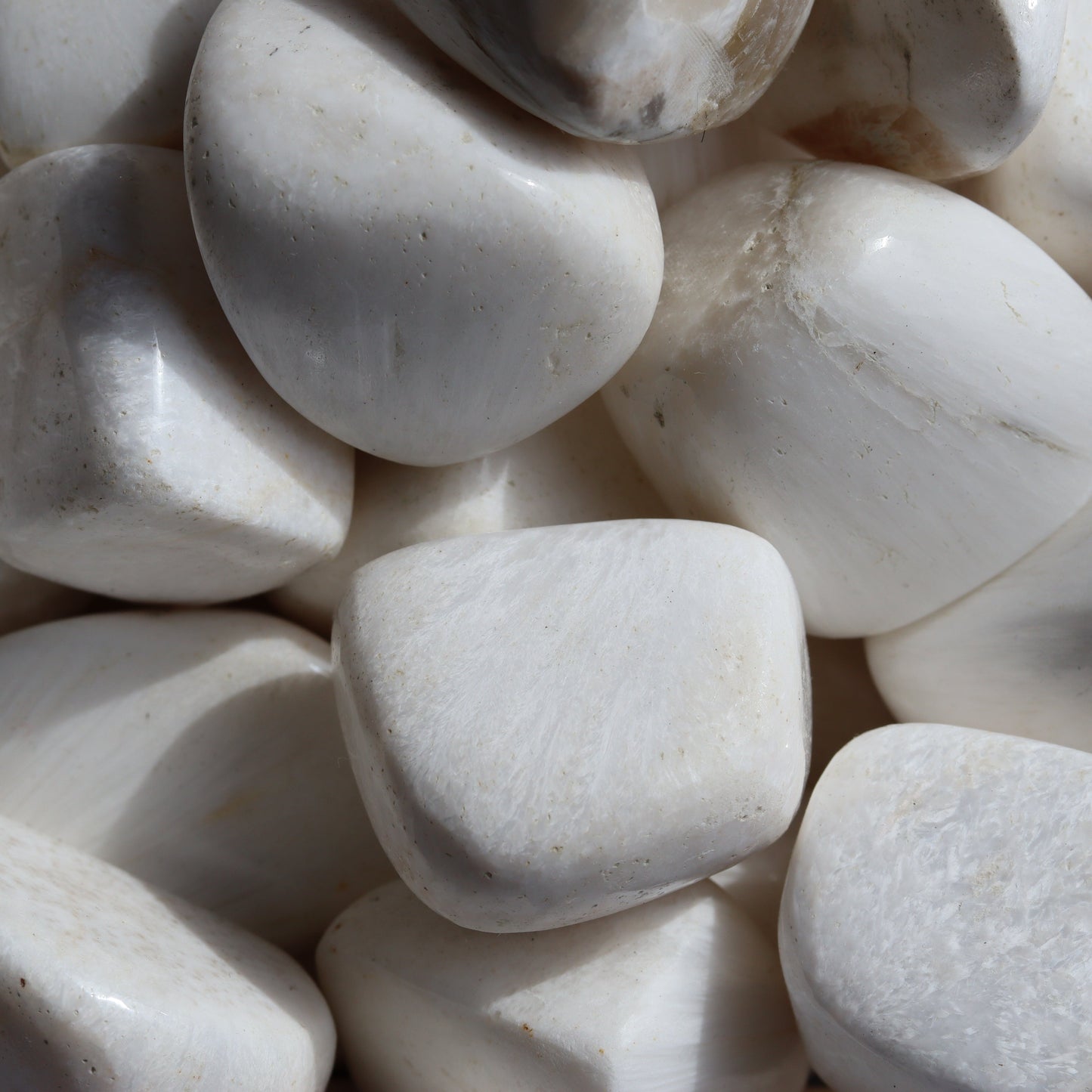 White Scolecite Large PREMIUM Tumble
