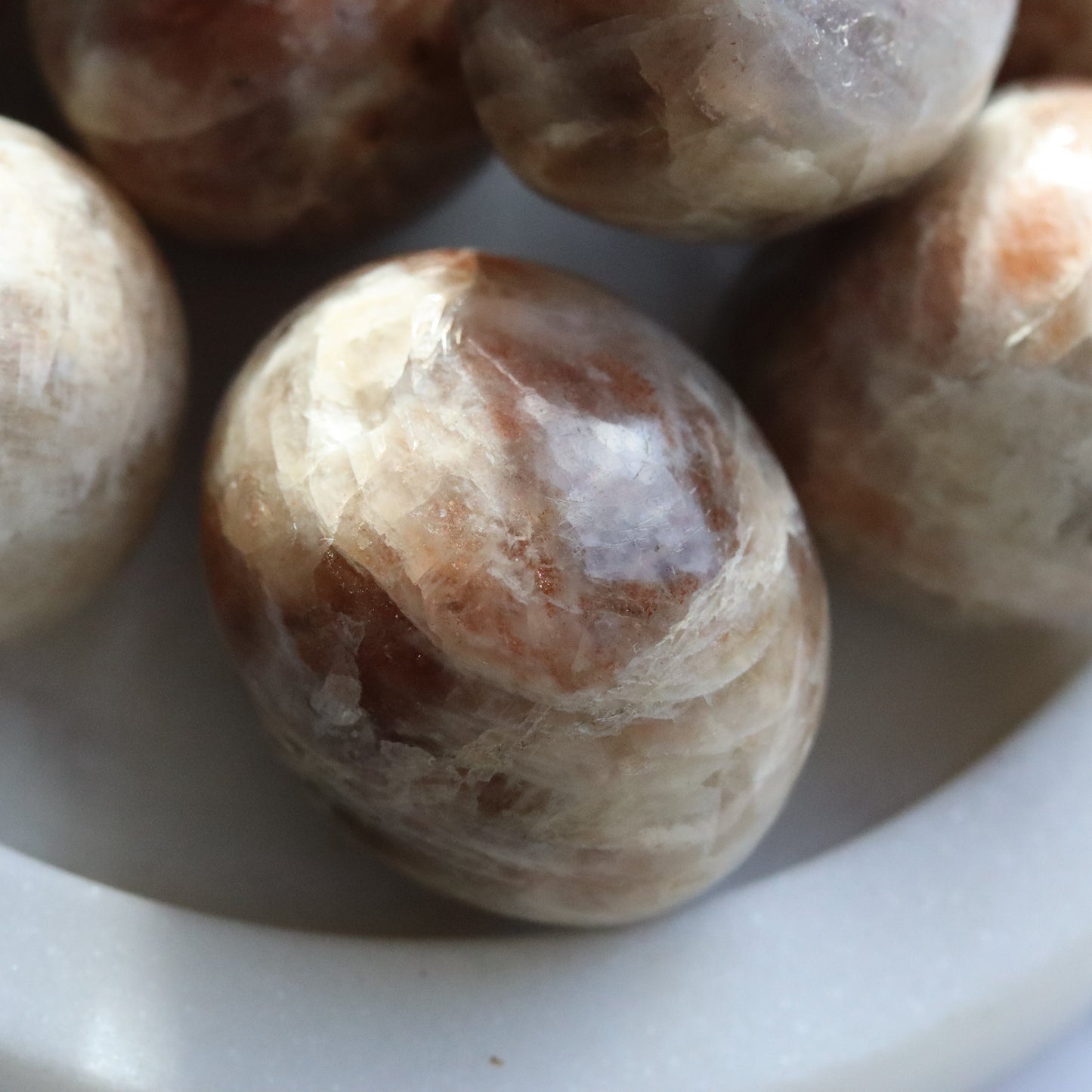 Moonstone with Sunstone Tumble