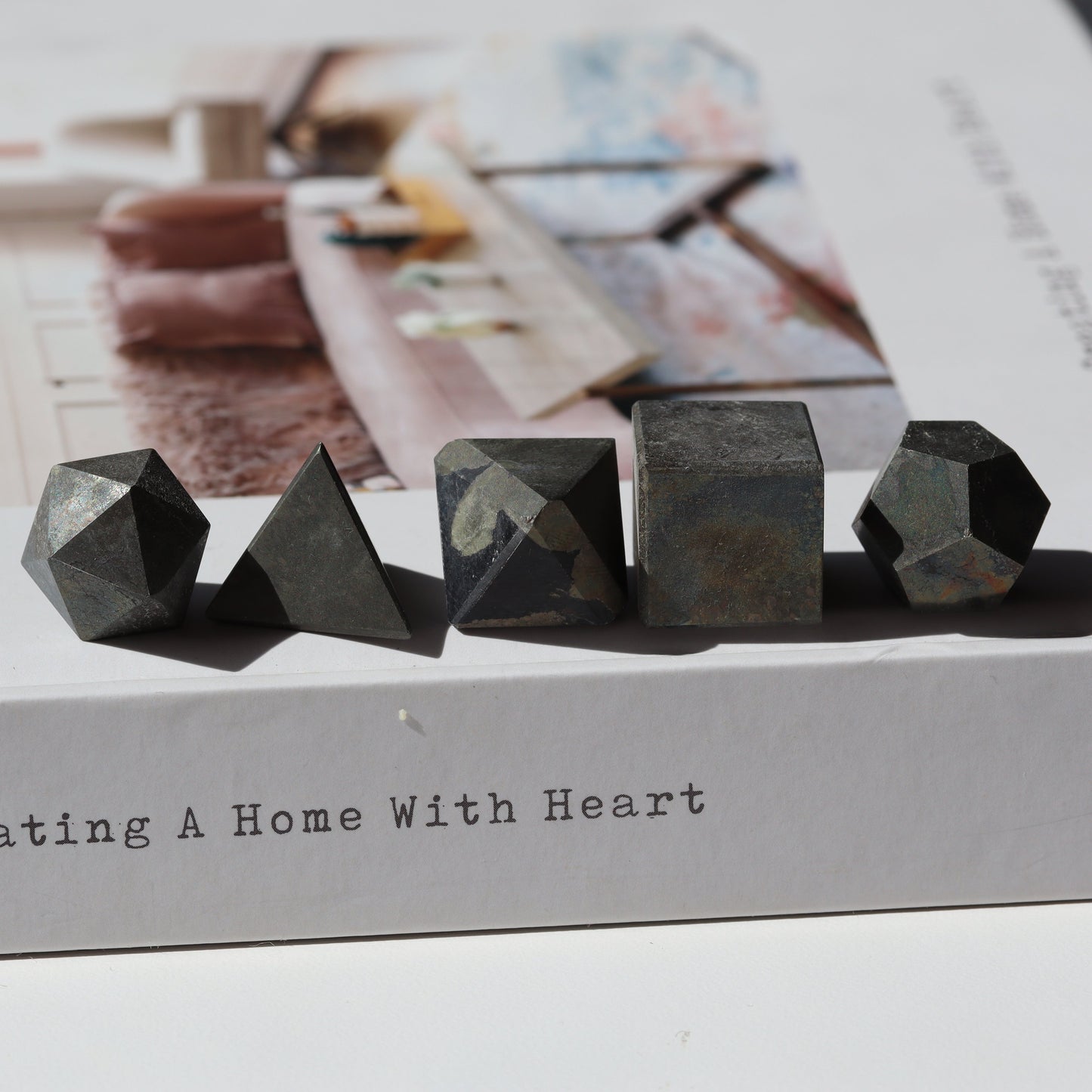 Pyrite Sacred Geometry Set