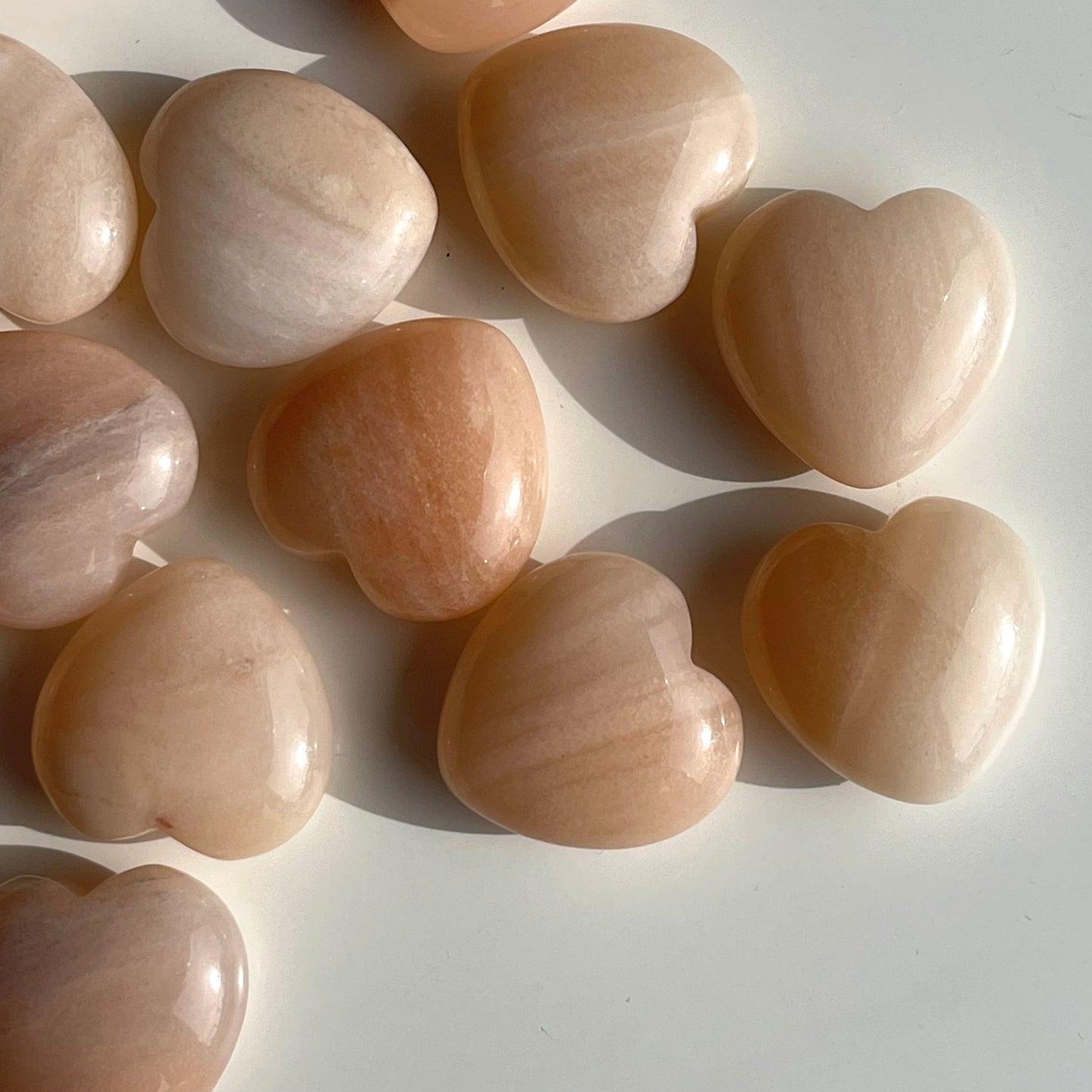 Peach Calcite Mini Heart ♥️🍑