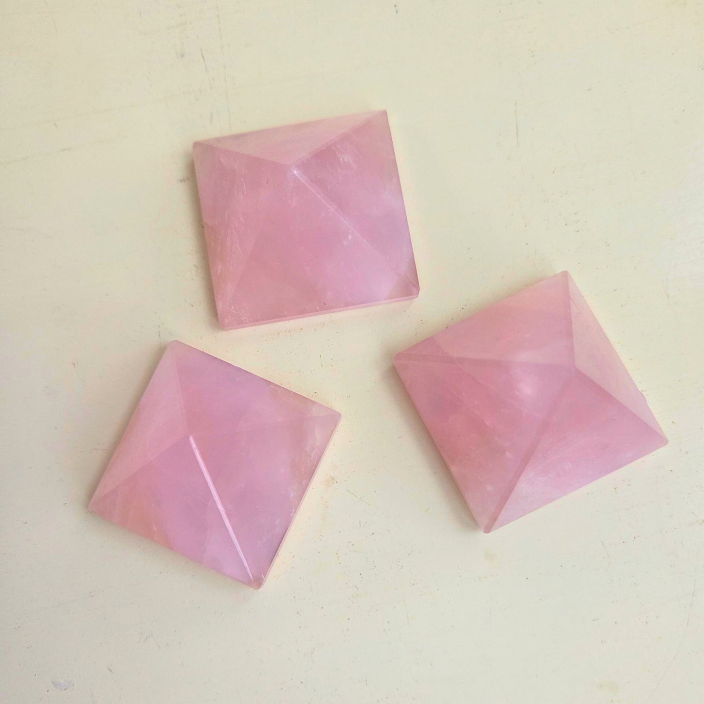 Rose Quartz Pyramid