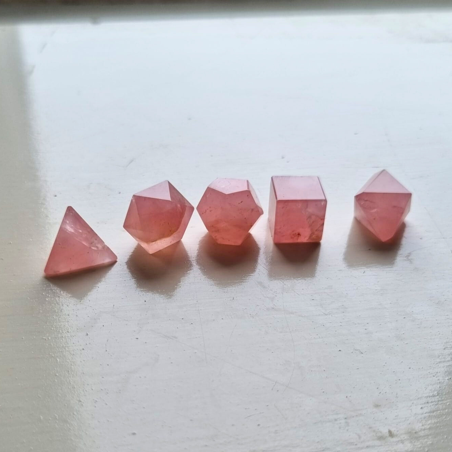 Rose Quartz Geometry Set