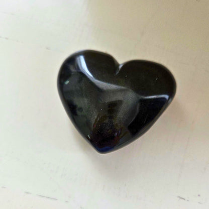 Golden Obsidian Heart