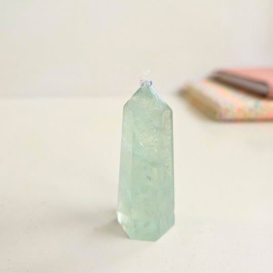 Prasiolite Green Amethyst Tower Small