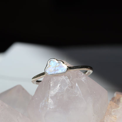 Moonstone Cloud Ring