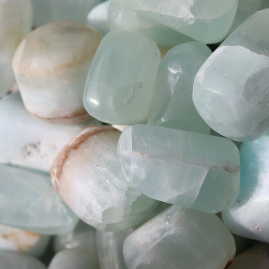 Large Caribbean Blue Calcite Tumble
