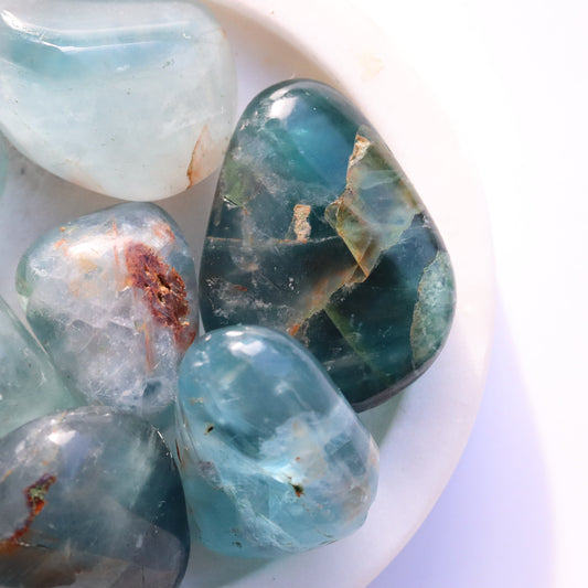 Large Blue Fluorite PREMIUM Tumble