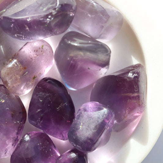 Purple Fluorite Tumble Standard