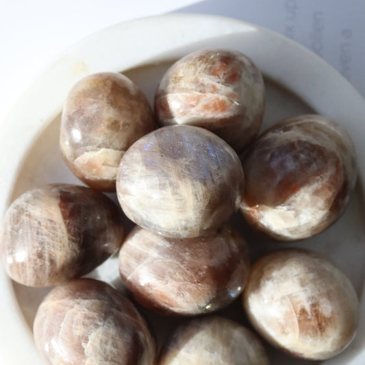 Moonstone with Sunstone Tumble