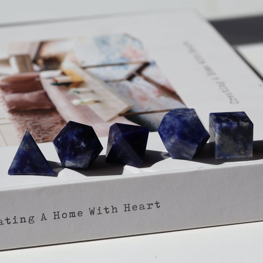 Sodalite June Sacred Geometry Set