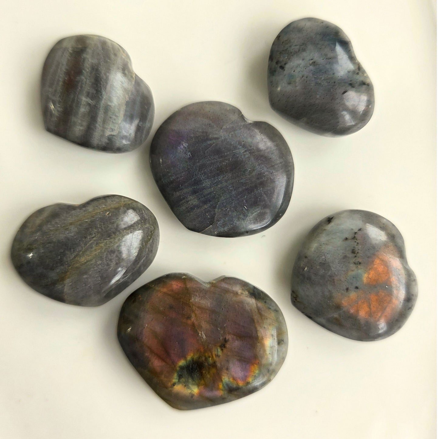 Labradorite Hearts 💕