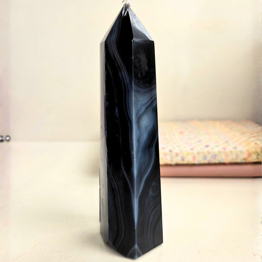 Black Agate Big Tower