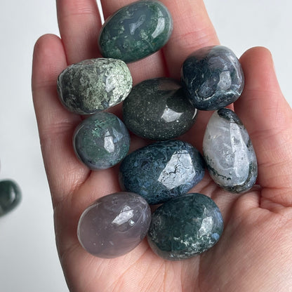 Moss Agate Tumble ❤️😍