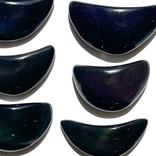 Rainbow Obsidian Moon