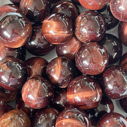 Red Tigers Eye Small Sphere