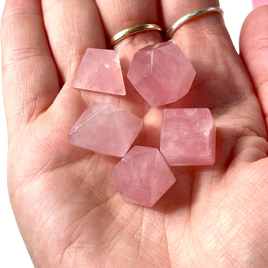 Sacred Geometry Set - February Rose Quartz