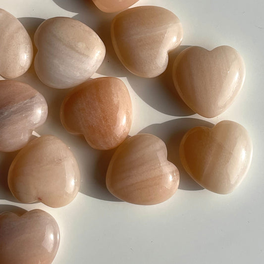 Peach Calcite Mini Heart ♥️🍑