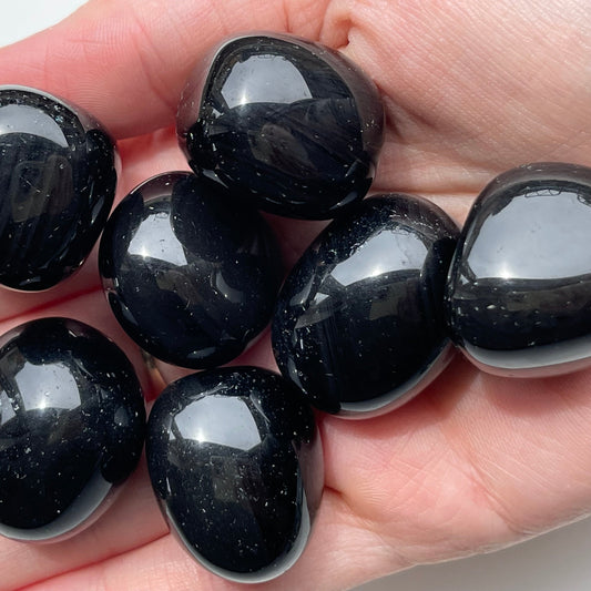 Black Obsidian Tumble ❤️🖤