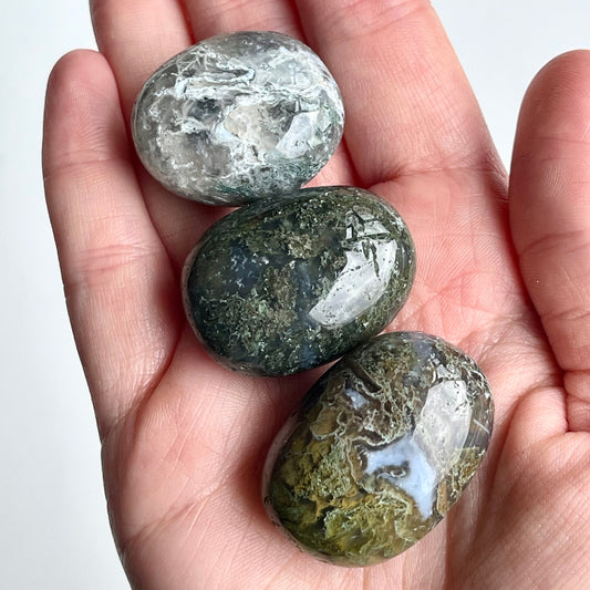 Moss Agate Tumble ❤️😍