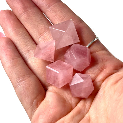 Sacred Geometry Set - February Rose Quartz