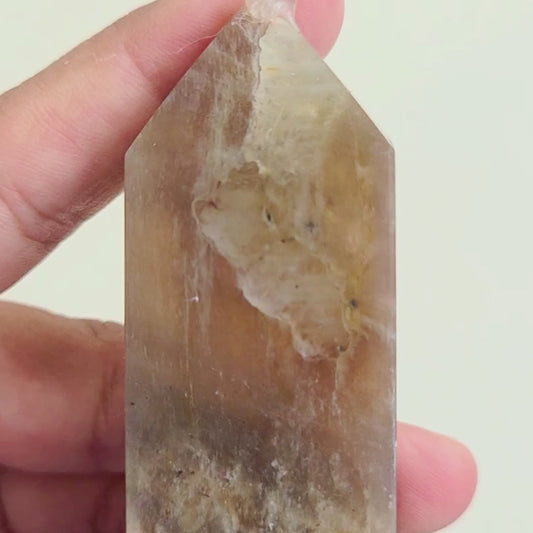 Grey Moonstone Rectangle Tower